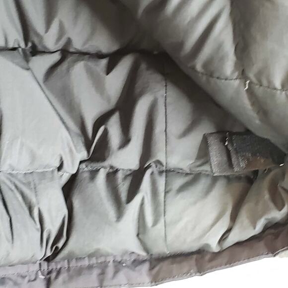 The North Face Jacket Women's Medium Belted Waist Goose Down Hooded No Fur - Picture 9 of 10